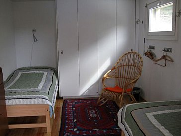 Ferienwohnung in Steckborn - Schlafzimmer mit zwei Einzelbetten