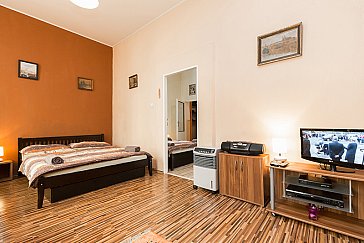 Ferienwohnung in Prag - Schlafzimmer / Wohnzimmer