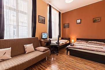 Ferienwohnung in Prag - Schlafzimmer / Wohnzimmer