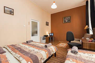 Ferienwohnung in Prag - Schlafzimmer / Wohnzimmer