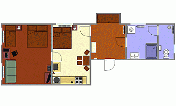 Ferienwohnung Grundrissplan 1