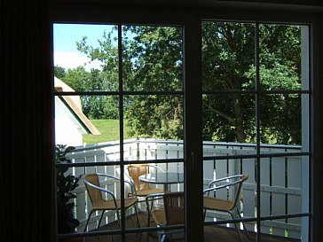 Ferienwohnung in Ostseeheilbad Zingst - Blick auf die Terrasse