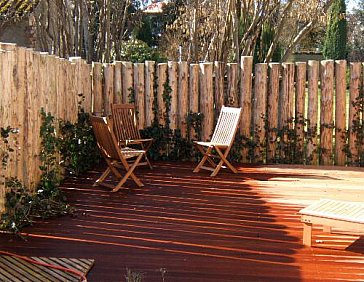 Ferienwohnung in Ostseeheilbad Zingst - Sauna im separaten Saunahaus im Garten