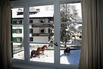 Ferienwohnung in Klosters - Aussicht