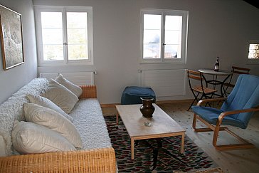 Ferienwohnung in Klosters - Wohnzimmer