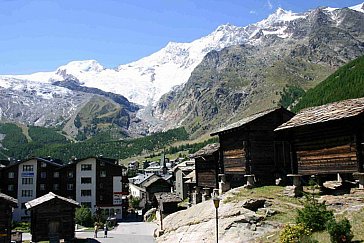 Ferienwohnung in Saas-Fee - Saas-Fee im Sommer