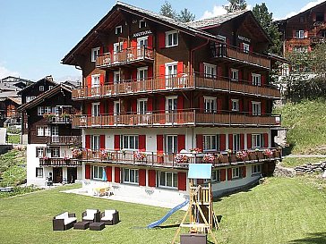 Ferienwohnung in Saas-Fee - Haus Anemone im Sommer