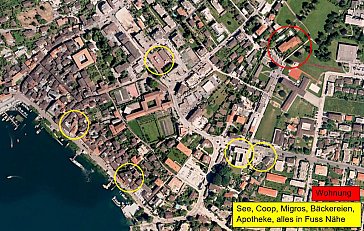 Ferienwohnung in Ascona - Lageplan