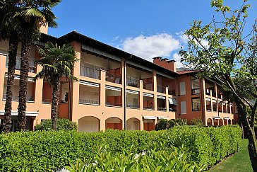 Ferienwohnung in Ascona - Nverbauter Aussicht auf den "Parco dei poeti".