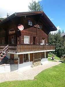 Ferienhaus in Bellwald - Freistehendes Chalet Michou mit Autoabstellplatz
