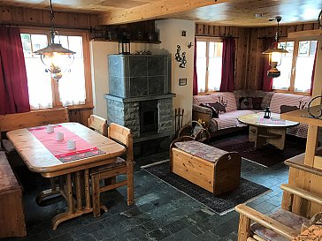 Ferienhaus in Bellwald - Wohnzimmer