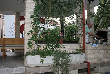 Ferienwohnung in Biograd na Moru - Terrasse mit Grill