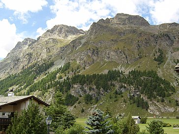 Ferienwohnung in Sils-Maria - Aussicht vom Balkon