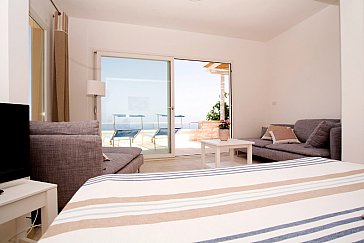 Ferienhaus in Marina di Novaglie - Schlafzimmer im Obergeschoss