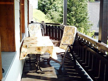 Ferienwohnung in Todtnauberg - Balkon, Südseite