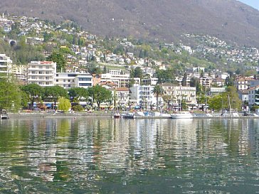 Ferienwohnung in Locarno-Orselina - Sicht auf Locarno