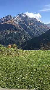 Ferienwohnung in Sent - Aussicht