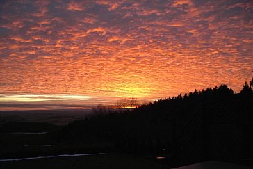 Ferienhaus in Bad Dürrheim - Sonnenuntergang