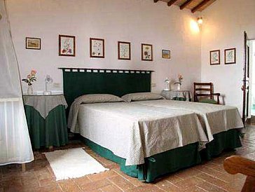 Ferienhaus in Pienza - Geschmackvoll eingerichtetes Schlafzimmer