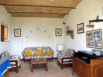 Ferienhaus in Pienza - 2.Aufenthaltsraum im Erdgeschoss