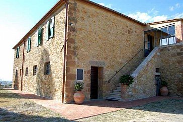 Ferienhaus in Pienza - Ferienhaus mit Treppenaufgang in die 1.Etage