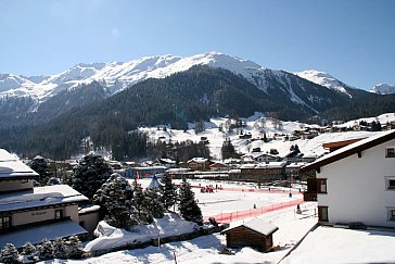 Ferienwohnung in Klosters - Aussicht