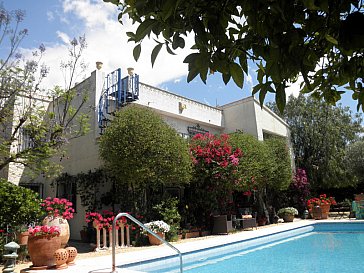 Ferienhaus in Altea - Poolbereich Südlage