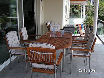 Ferienwohnung in Brione sopra Minusio - Balkon