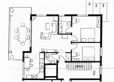 Ferienwohnung Grundrissplan 1