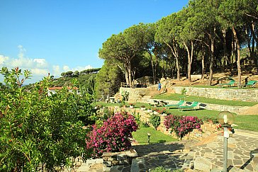 Ferienwohnung in Seccheto-Campo Nell - Unser Garten mit Liegewiese