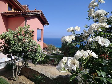 Ferienwohnung in Seccheto-Campo Nell - Blumenpracht im Garten