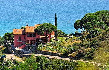 Ferienwohnung in Seccheto-Campo Nell - Ferienanlage mit Blick aufs Meer