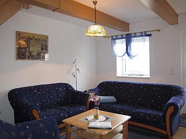 Ferienwohnung in Briesensee - Blaue FeWo Wohnzimmer