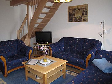 Ferienwohnung in Briesensee - Blaue FeWo Wohnzimmer