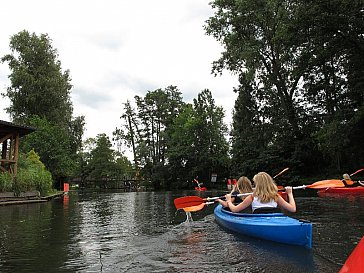 Ferienwohnung in Briesensee - Kanu fahren