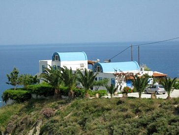 Ferienwohnung in Mirtos - Blick auf die Anlage