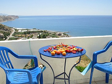 Ferienwohnung in Mirtos - Balkonaussicht von Appt. POSEIDON