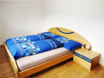 Ferienwohnung in Grächen - Schlafzimmer