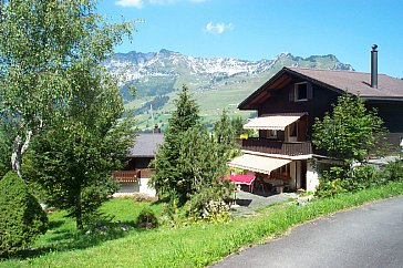 Ferienhaus in Amden-Arvenbühl - Chalet Berghöckli im Sommer