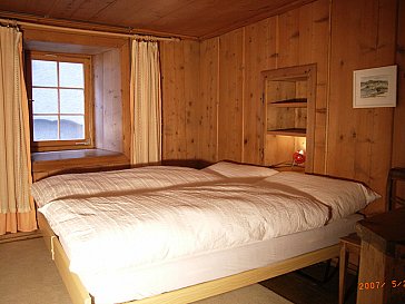 Ferienhaus in Bergün - Schlafzimmer