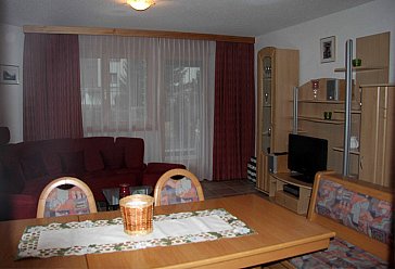 Ferienwohnung in Grächen - Wohnzimmer