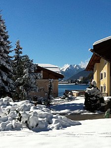 Ferienwohnung in Davos - Sicht Richtung Davosersee