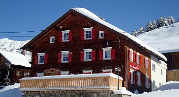 Ferienwohnung in Warth - Haus Biberkopf im Winter