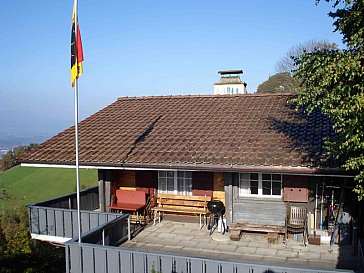 Ferienwohnung in Tschingel ob Gunten - Terrasse Chalet Eichli