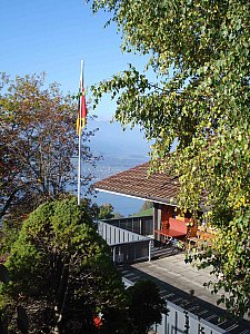 Ferienwohnung in Tschingel ob Gunten - Terrasse