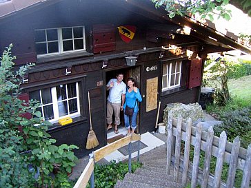 Ferienwohnung in Tschingel ob Gunten - Eingang Chalet Eichli