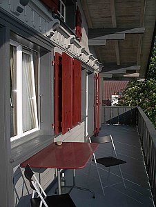 Ferienwohnung in Tschingel ob Gunten - Balkon Süden