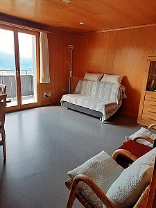 Ferienwohnung in Tschingel ob Gunten - Wohnzimmer