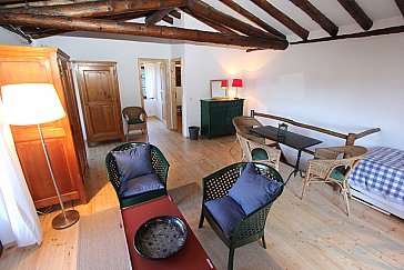 Ferienhaus in Magadino - Wohnzimmer 1.Stock