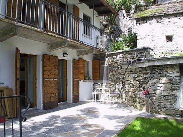 Ferienhaus in Lavertezzo - Terrasse